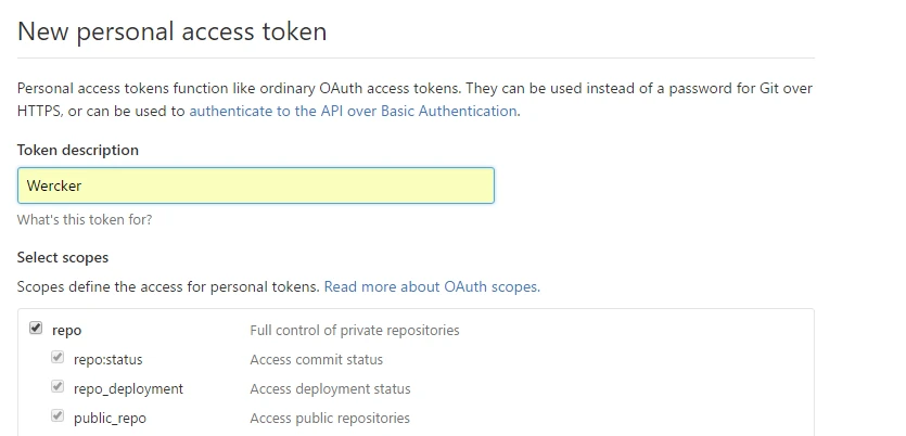 Github Access Token